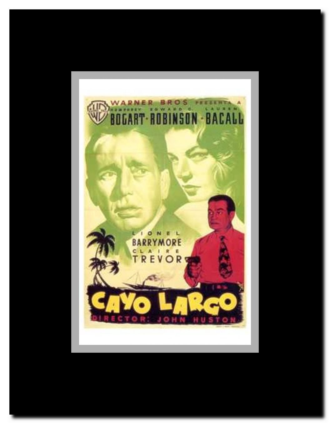 Key Largo Framed Movie Poster