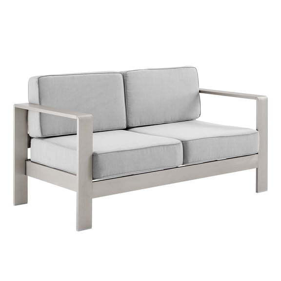 Key Largo Outdoor Anodized Grey 2 Seater Sofa