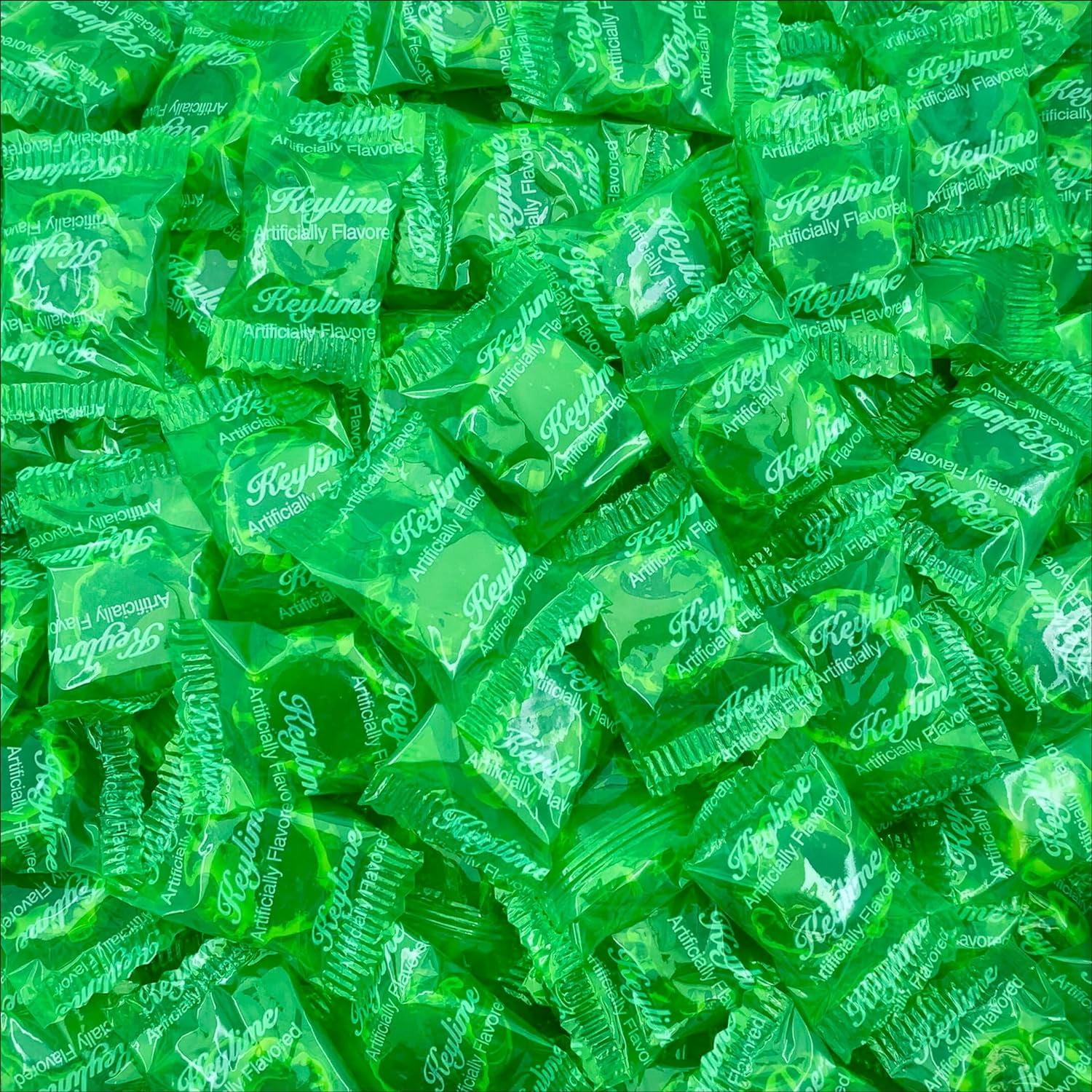 Key Lime Discs Hard Candy, Individually Wrapped (1 Pound Bag Approx. 90 Count)
