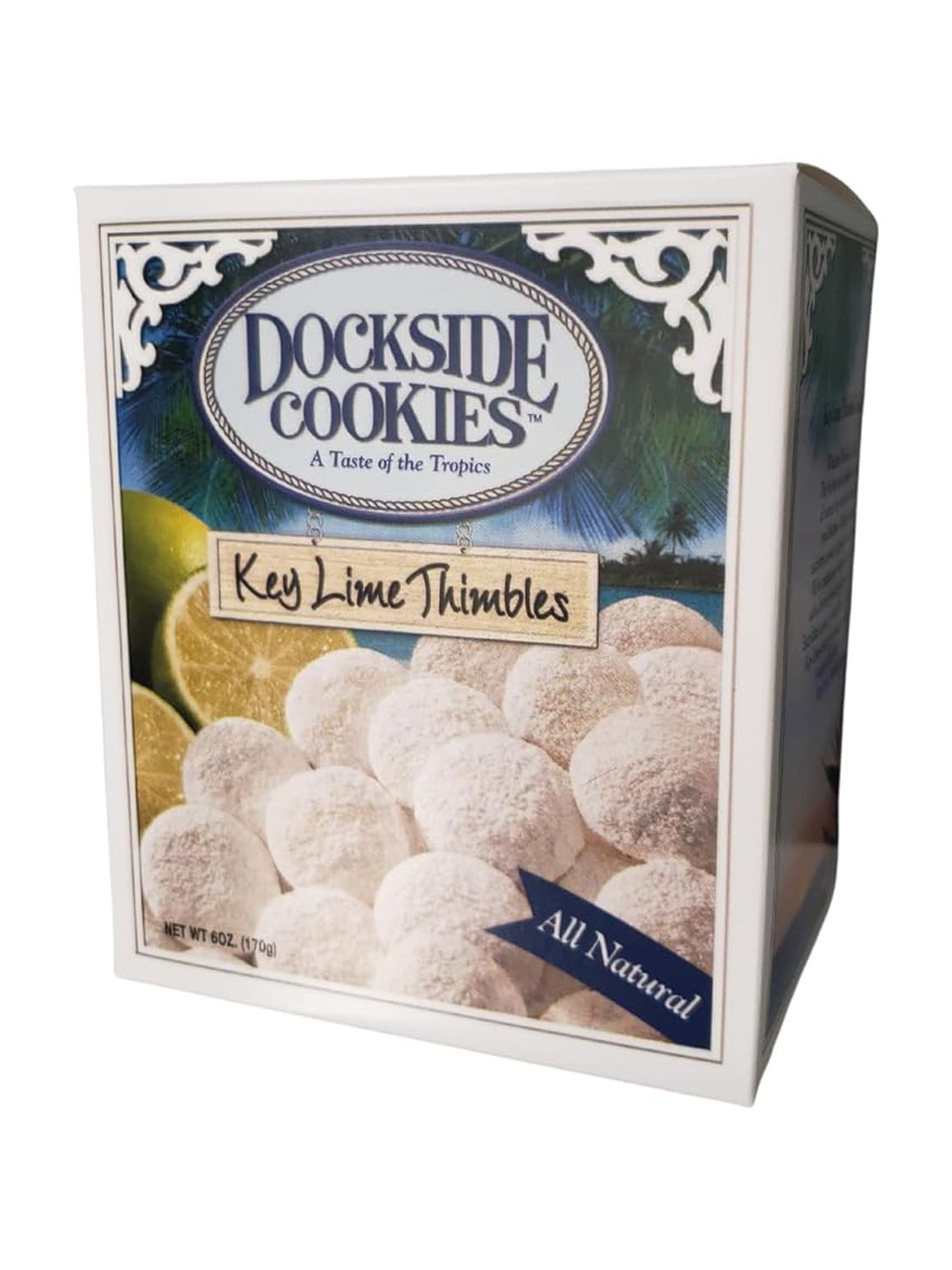 Key Lime Thimble Cookies Shortbread Handmade Thimbles Baked in Small