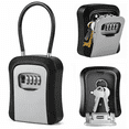 Key Lock Box, Combination Code Key Storage Lockbox, Wall-Mounted ...