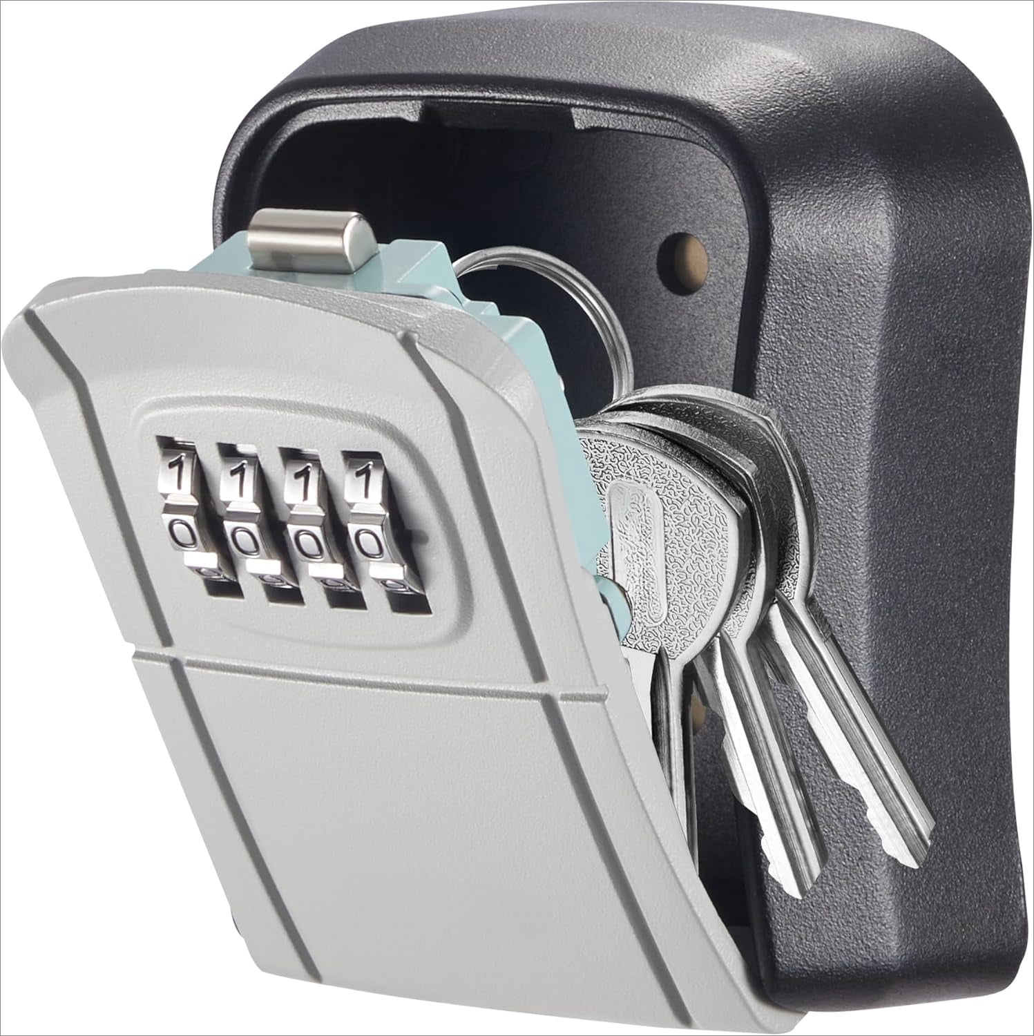 Key Lock Box Storeing Keys Key Lock Box Combination Lockbox Wall-Mounted Key Storage Box for House ...