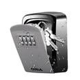 thumbnail image 1 of Key Lock Box, Key Lock Box Wall Mounted 4 Digit Combination Key Storage Box Key Safe Box Key Security Box for Home Outside Warehouse Office Silver, 1 of 9