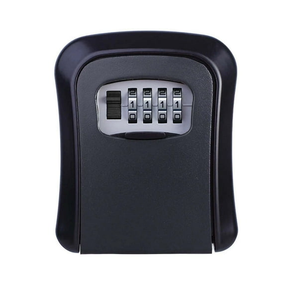 Key Lock Box for Outside, Key Lock Box Wall Mounted, 4-Digit Combination Key Safe Combination Key Safe Security Storage Lock Box for Indoor, Outdoor, Garage, Garden Clearance