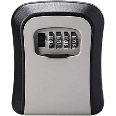 Key Lock Box for Outside, Wall Mounted Waterproof Key Storage Lock Box, Hide a Key for Outdoor Indoor, Security Waterproof Large Capacity 5 Keys Lockbox for House Key Room Card