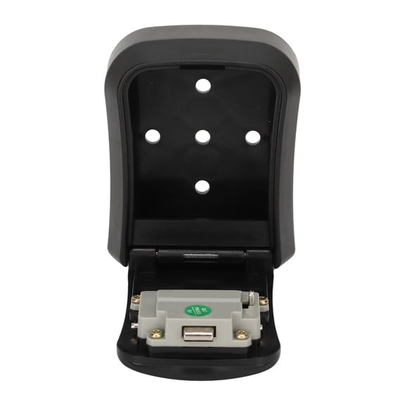 Key Lock Box, Wall Mount Waterproof 4 Digit Combination Lockbox Key Storage Lock Box With 5 Keys Key Safe Security Key Drop Box For Indoor, Outdoor, Garage, Garden, Store