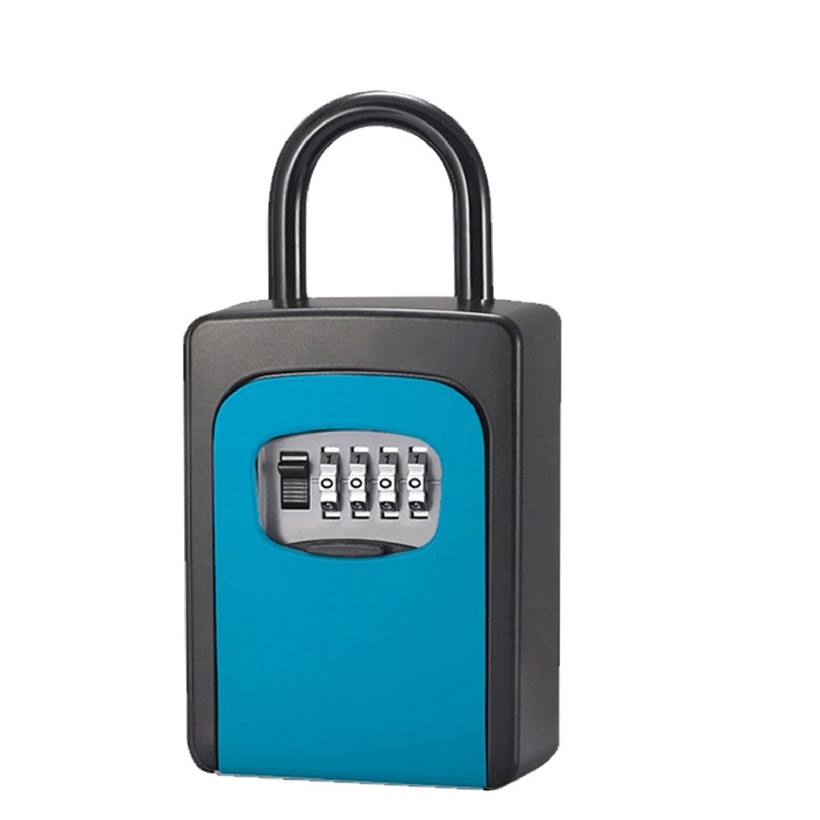 Key Lock Box Wall Mounted Aluminum Alloy Key Safe Box Weatherproof 4