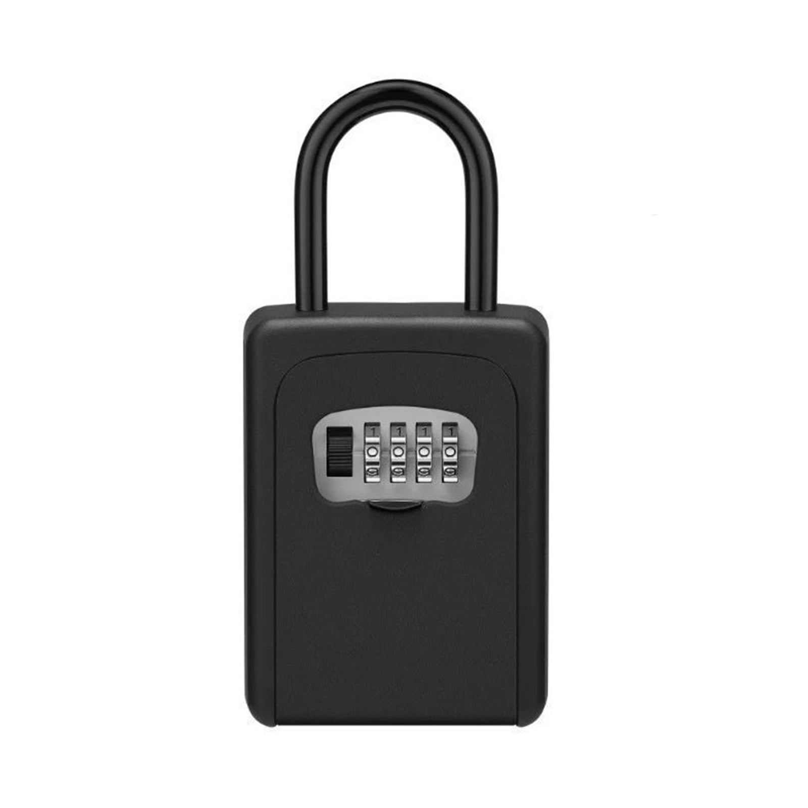 Key Lock Box Wall Mounted Aluminum Alloy Key Safe Box Weatherproof 4