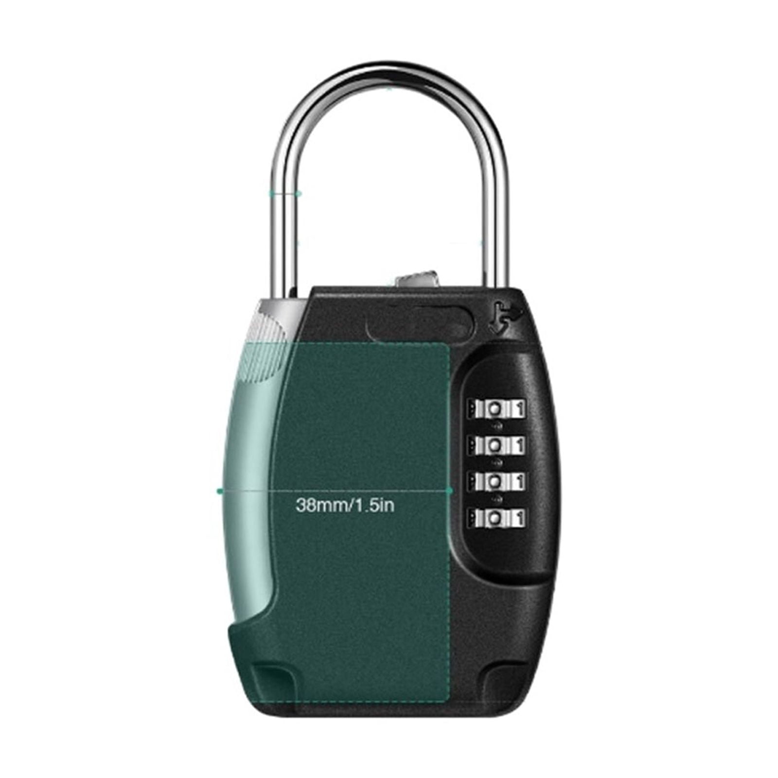 Key Lock Box , Wall Mounted Aluminum Alloy Key Safe Box Weatherproof 4 ...