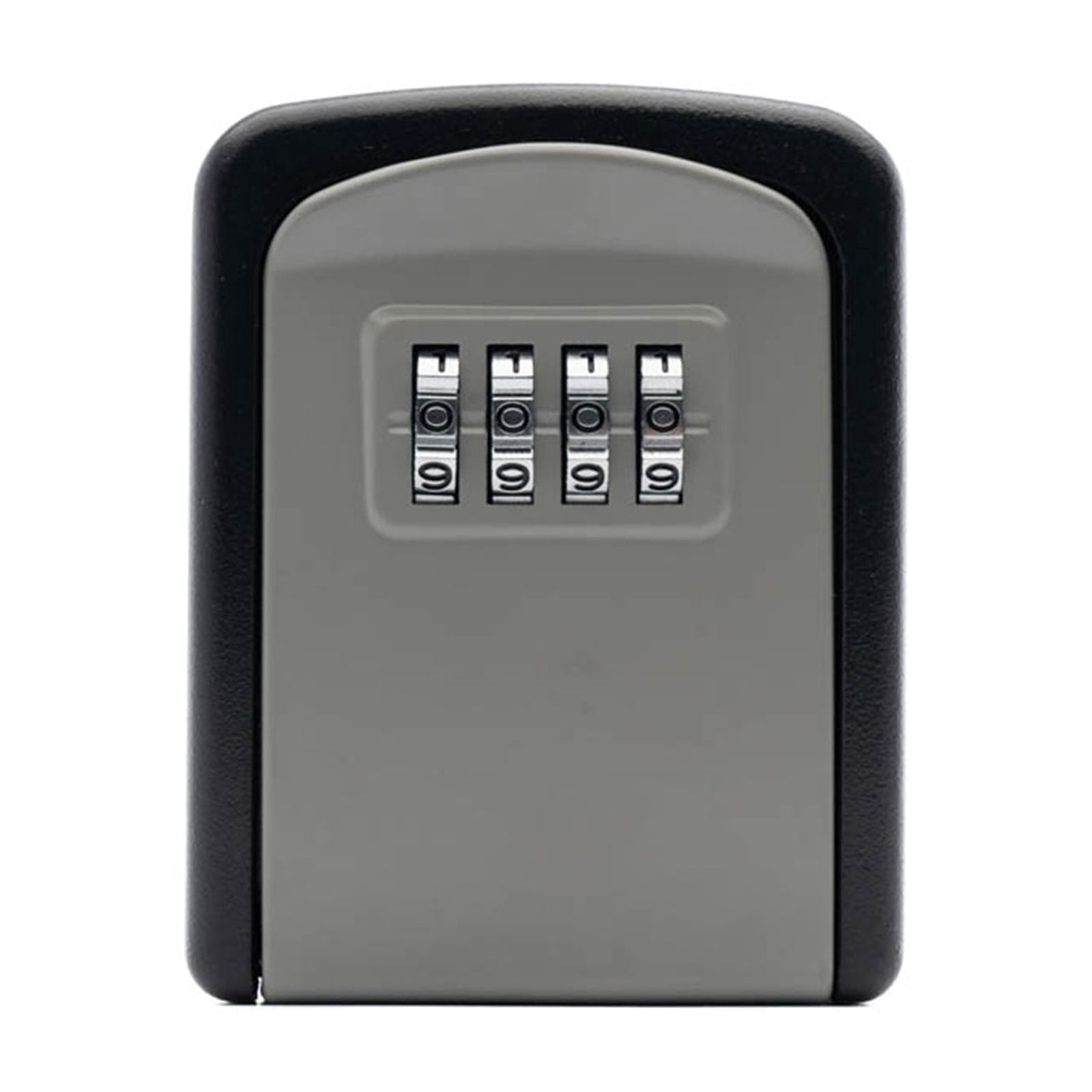 Key Lock Box , Wall Mounted Stainless Steel Key Safe Weatherproof 4 Combination Key Storage Lock Box for Indoor and Outdoor Use ,Upgraded Security Combination Lock