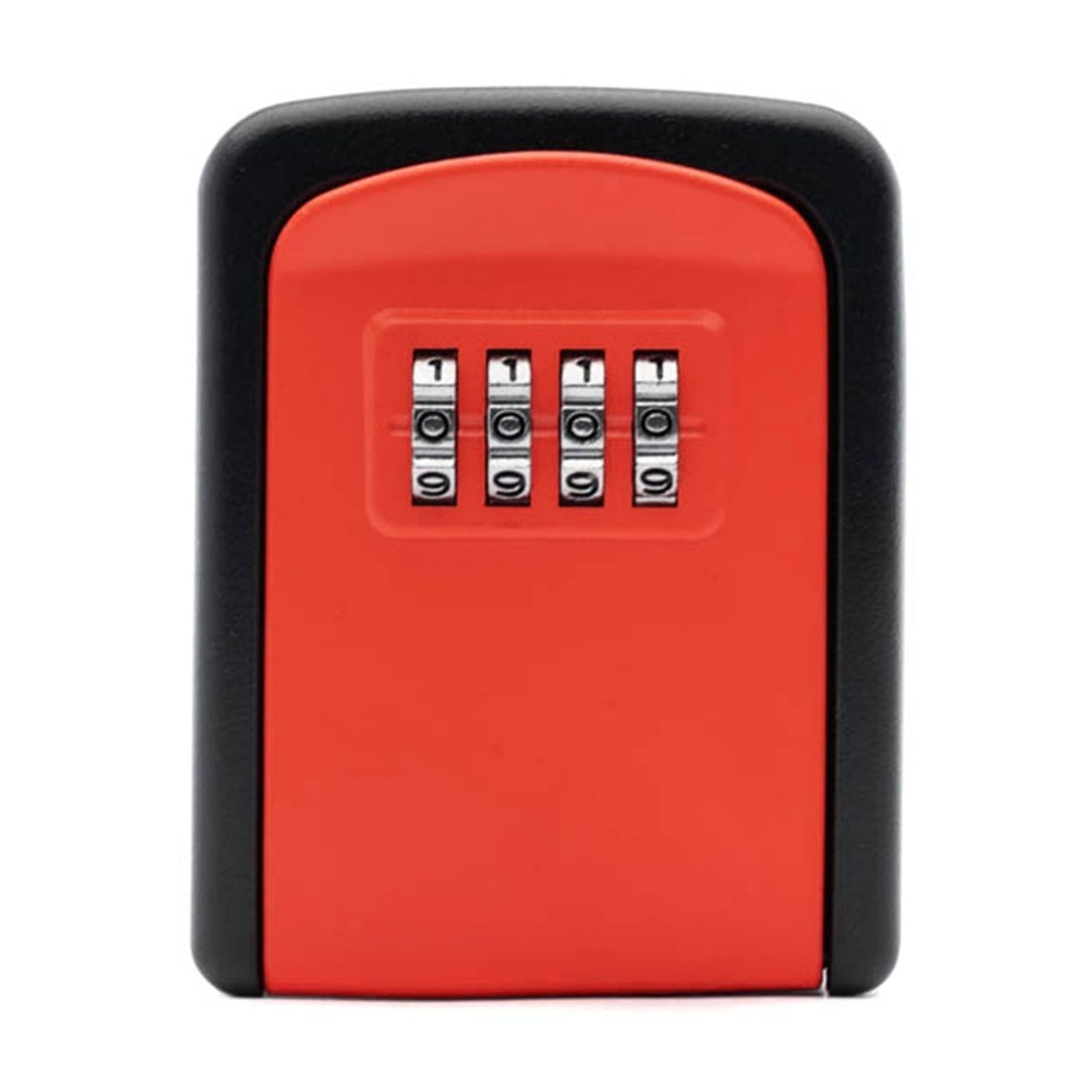 Key Lock Box , Wall Mounted Stainless Steel Key Safe Weatherproof 4 Combination Key Storage Lock Box for Indoor and Outdoor Use ,Upgraded Security Combination Lock