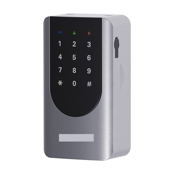 Key Lock Box for House Keys Smart Biometric Unlock Key Safe for Outside Wall-mounted 4 Digit Combination Key Storge Lock