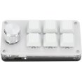 Key Mini Gaming Keypad, Shortcut Programmable Keyboard With Knob