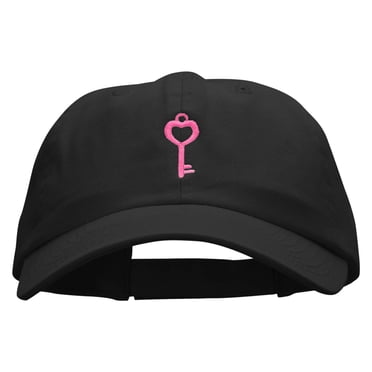 MG Low Profile Dyed Cotton Twill Cap – Black (One Size, Men's)