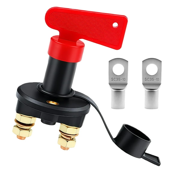 Key Operated Disconnect Switches Waterproof Circuits Breaker 100A Continuous 500A For Vehicle Boat Safety