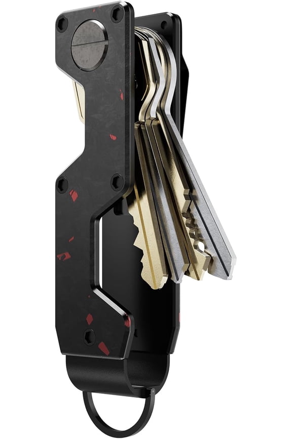 Key Organizer Compact Key Holder Metal Key Chain Minimalist key case key holder for keychain Secures 1-5 Keys