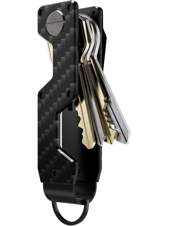 Key Organizer Compact Key Holder Metal Key Chain Minimalist key case key holder for keychain Secures 1-5 Keys