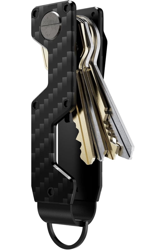 Key Organizer Compact Key Holder Metal Key Chain Minimalist key case key holder for keychain Secures 1-5 Keys