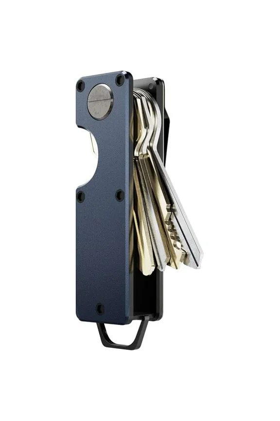 Key Organizer Compact Key Holder Metal Key Chain Minimalist key case key holder for keychain Secures 1-5 Keys