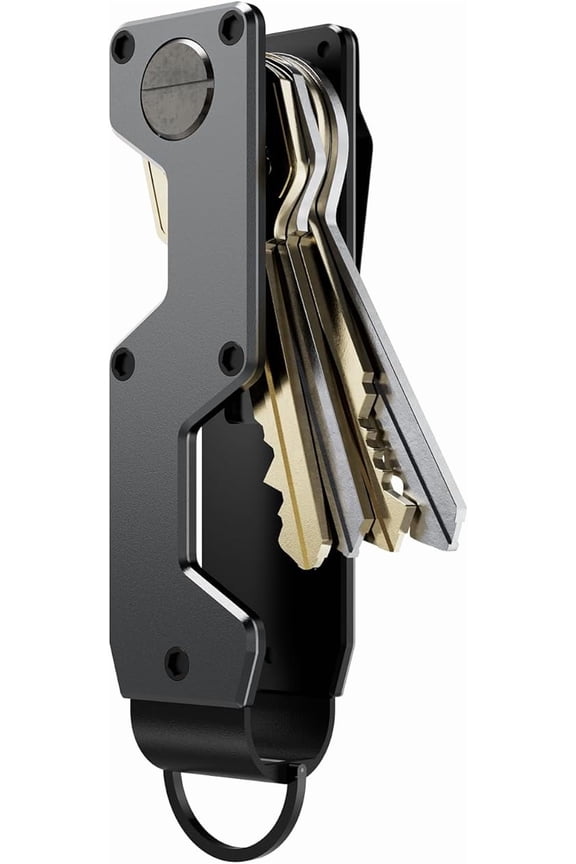 Key Organizer Compact Key Holder Metal Key Chain Minimalist key case key holder for keychain Secures 1-5 Keys