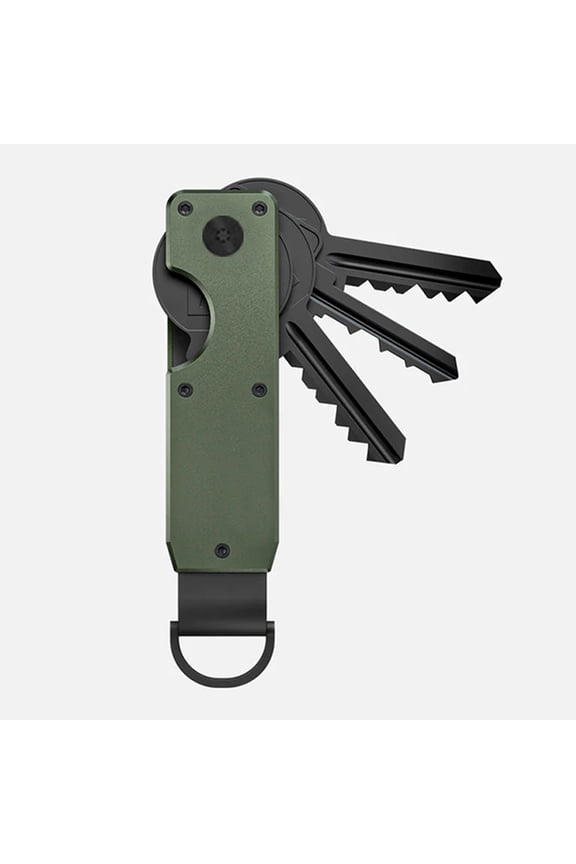 Key Organizer Minimalist Innovative Keys OrganizerSecures 2-6 Keysolive drab7*2cm)