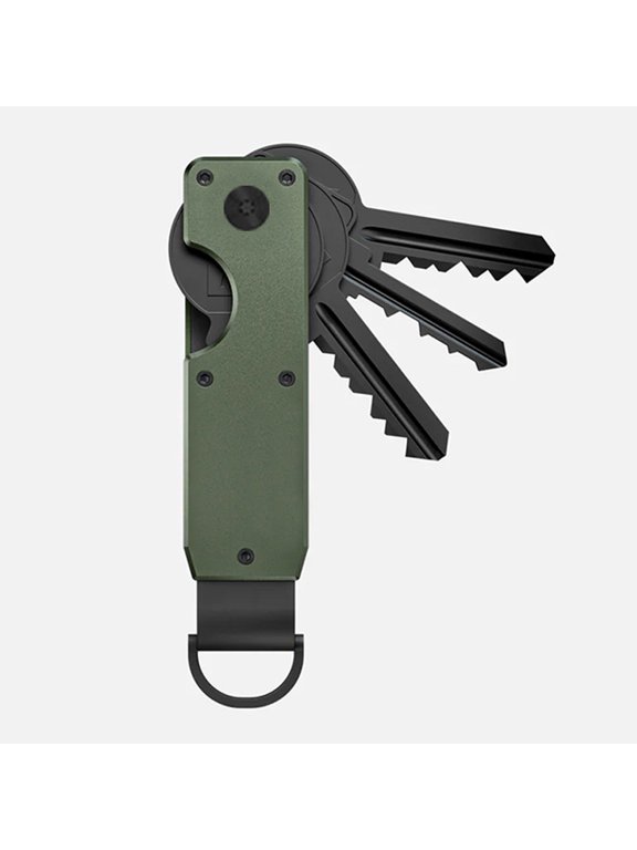 Key Organizer Minimalist Innovative Keys OrganizerSecures 2-6 Keysolive drab7*2cm)