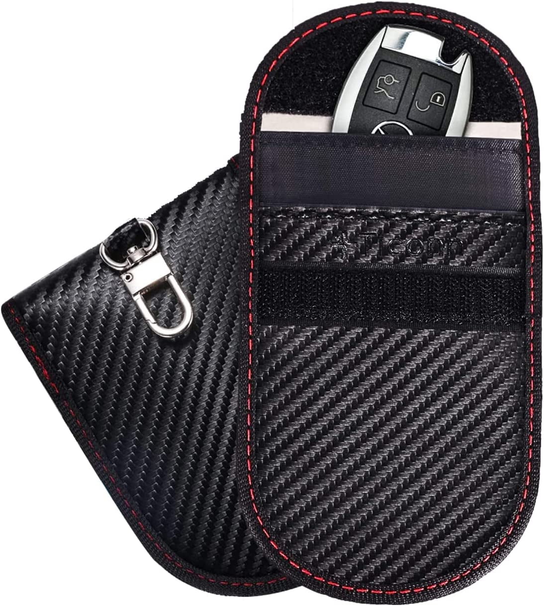 Key Pouch Antitheft Products Rfid key fob Faraday Bag Anti-Theft RFID ...