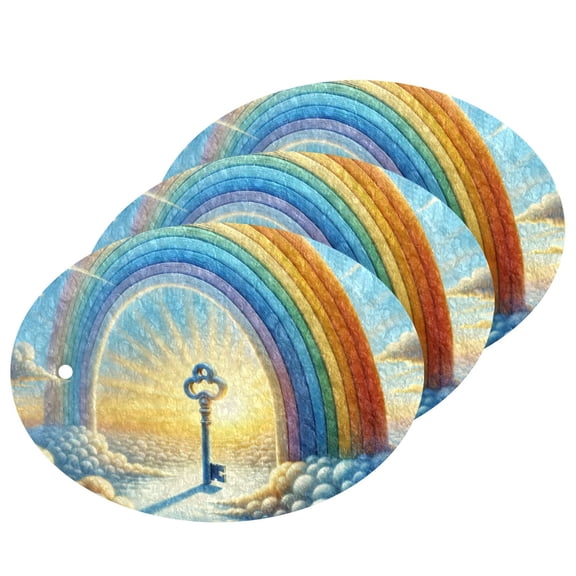 Key Rainbow 3 Dish Sponges Bulk Delicate Clean Non Scratch Compressed Sponges Kitchen Sponges BPA Free