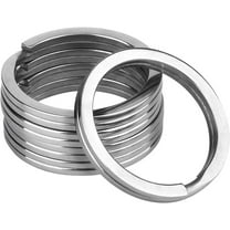 Small Key Chain Ring 50 PCS Metal Split Rings 20mm Stainless Steel Flat  Rings with Excellent Spring Retention for Keys Organization/Jewlery Making  Findings (50 PCS 20mm) 