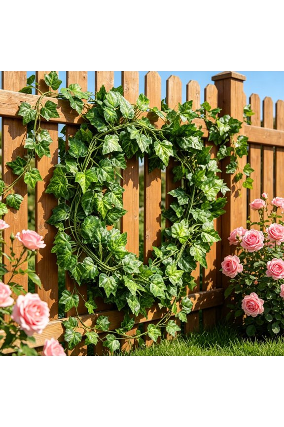 Key Ring Artificial Garland Greenery Vines With Grape Leaves Hanging Durable For Backpack Purse Handbag Clear
