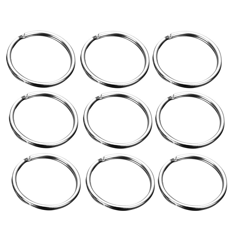 Key Ring Electrophoresis Diy Chain Metal Iron Rings Circle Flat ...