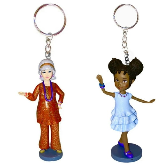 Key Ring Keychain Mrs Devine & Bree Pvc Figure Figurine Ornament Fancy Nancy New