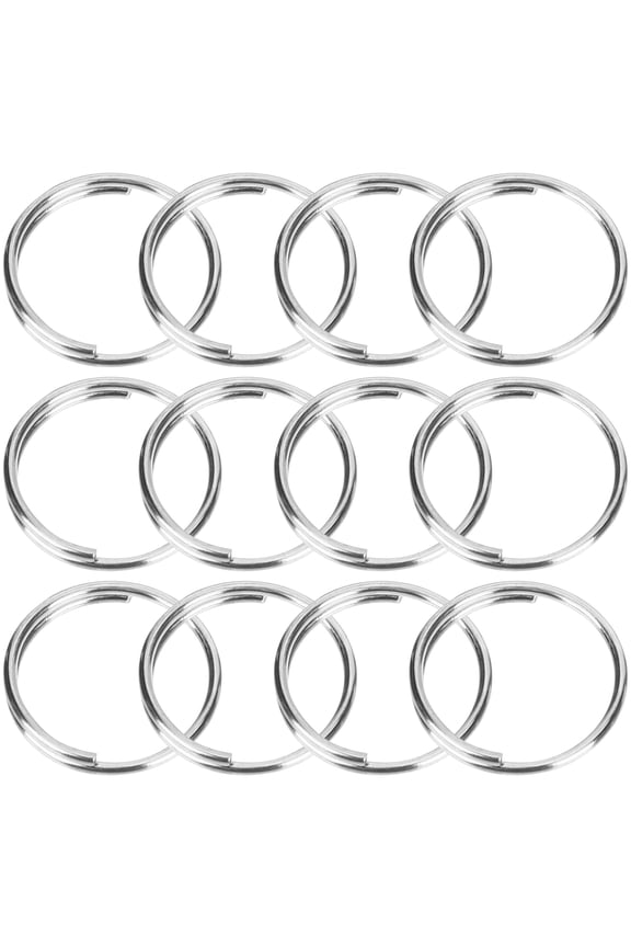 Stainless Steel Craft Keys with Split , Multipurpose Key Set for Decoration, Organization, and Projects