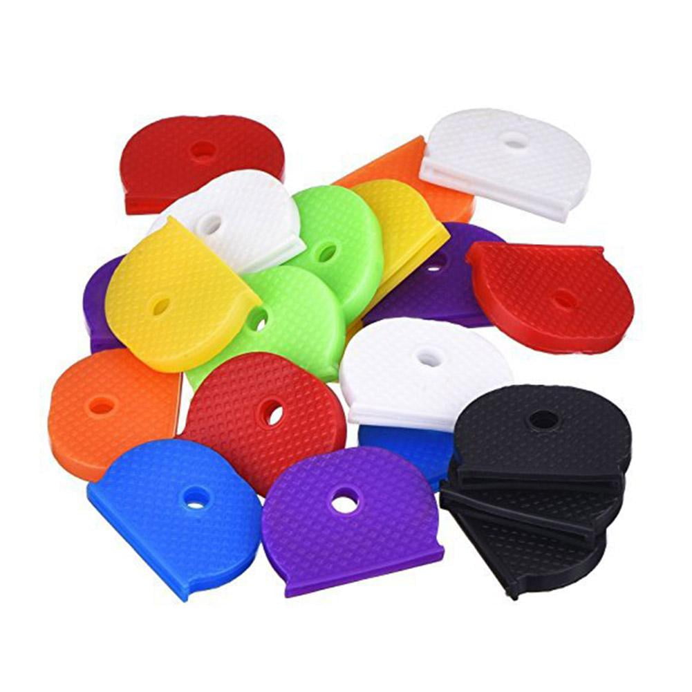 Key Rings, 24 Pieces Key Covers Caps Color Keyes Caps Tags Covers Set ...