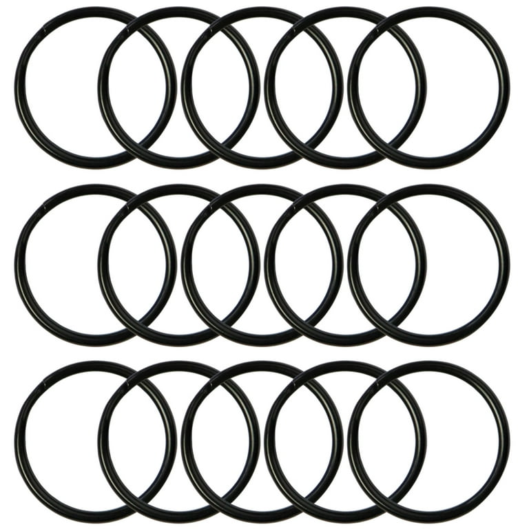 Key Rings Key Chain Metal Split Ring Bulk (Round Edged 1 Inch Diameter)  100pcs, for Home Car Keys Organization, Arts & Crafts, Lanyards, Lead Free  Electroplated Black 