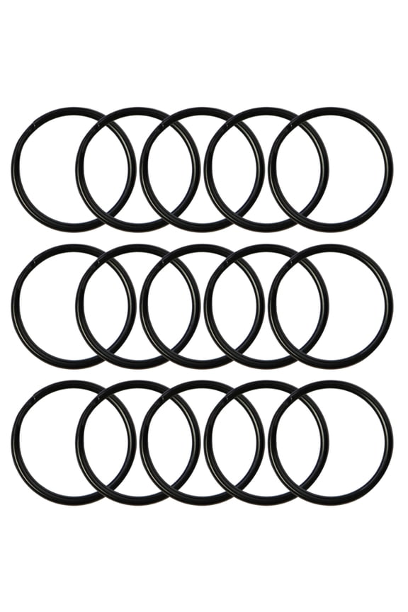 Key Rings Key Chain Metal Split Ring Bulk (Round Edged 1 Inch Diameter) 100pcs, for Home Car Keys Organization, Arts & Crafts, Lanyards, Lead Free Electroplated Black