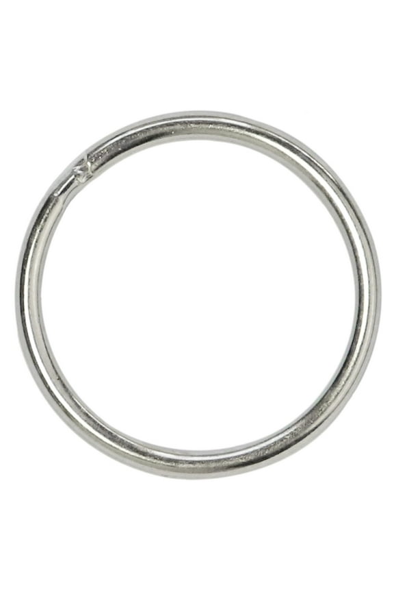 Key Rings Key Chain Metal Split Ring Bulk (Round Edged 1 Inch Diameter) 100pcs, for Home Car Keys Organization, Arts & Crafts, Lanyards, Lead Free Nickel Plated Silver