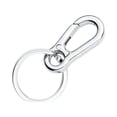 thumbnail image 1 of BESTOYARD Premium Plated Silver Car Keychain, Flexible Buckle for Key Holding 1Pc, 1 of 6