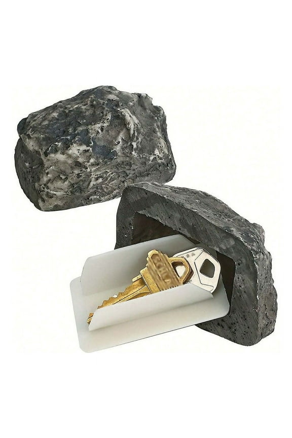 Key Rock Discreet Spare Key Hiding Stone Outdoor Secret Storage For Keys Realistic Look & Feel Weatherproof Key Holder For Spare Keys