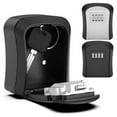 Key Safe Box 4 Digit Code LockStorage Key Box Outdoor Wall Mounted