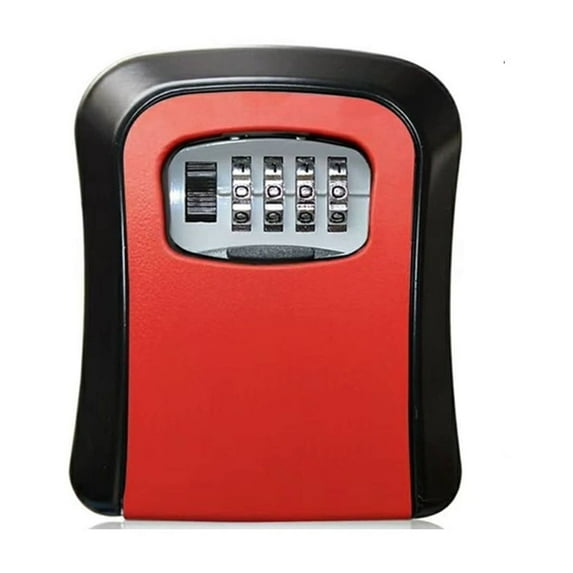 Key Safe Box Key Storage Secret Box Organizer 4 Digit Combination Password Security Code Lock ,Compact Design