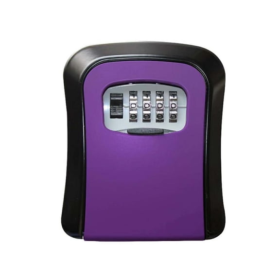 Key Safe Box Key Storage Secret Box Organizer 4 Digit Combination Password Security Code Lock ,Compact Design