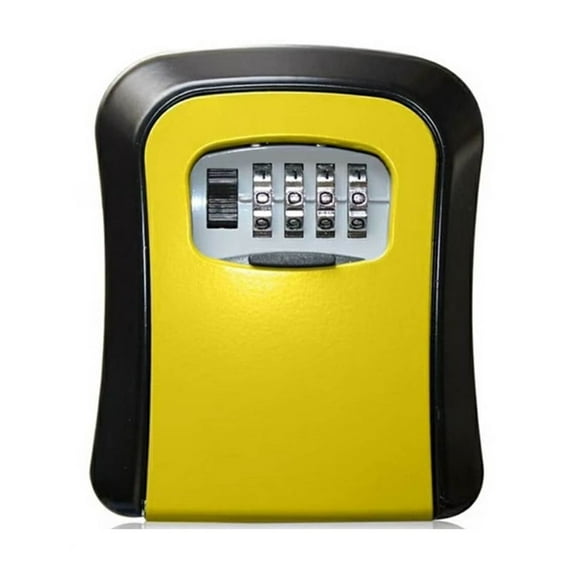Key Safe Box Key Storage Secret Box Organizer 4 Digit Combination Password Security Code Lock ,Compact Design