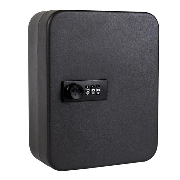 Key Safe Box New Multi Keys Storage Box Password Spare Car Keys Storage Organizer Box for Home Office Factory Store Use ,Fireproof Resistant Insulation