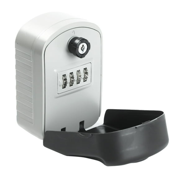 Key Safe Box Outdoor, Emergency Key Open Access Metal Combination Lock Box Outside Wall Mounted Weatherproof Wall Mount Metal Key Storage Safes