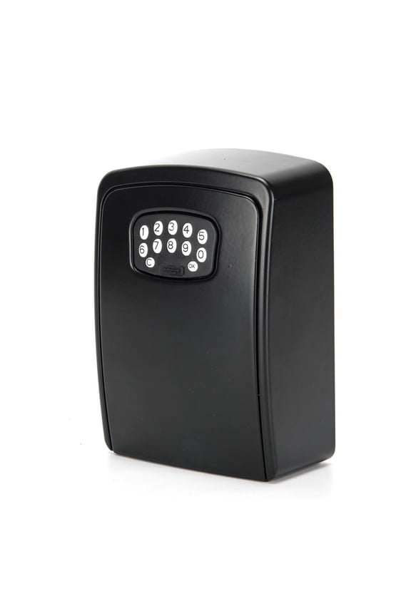 Key Safe Box Outdoor,Waterproof Smart Key Storage Secret Box with Code Tuya APP Unlocking Wall Mounted Anti Theft Key Safe Box Organizer