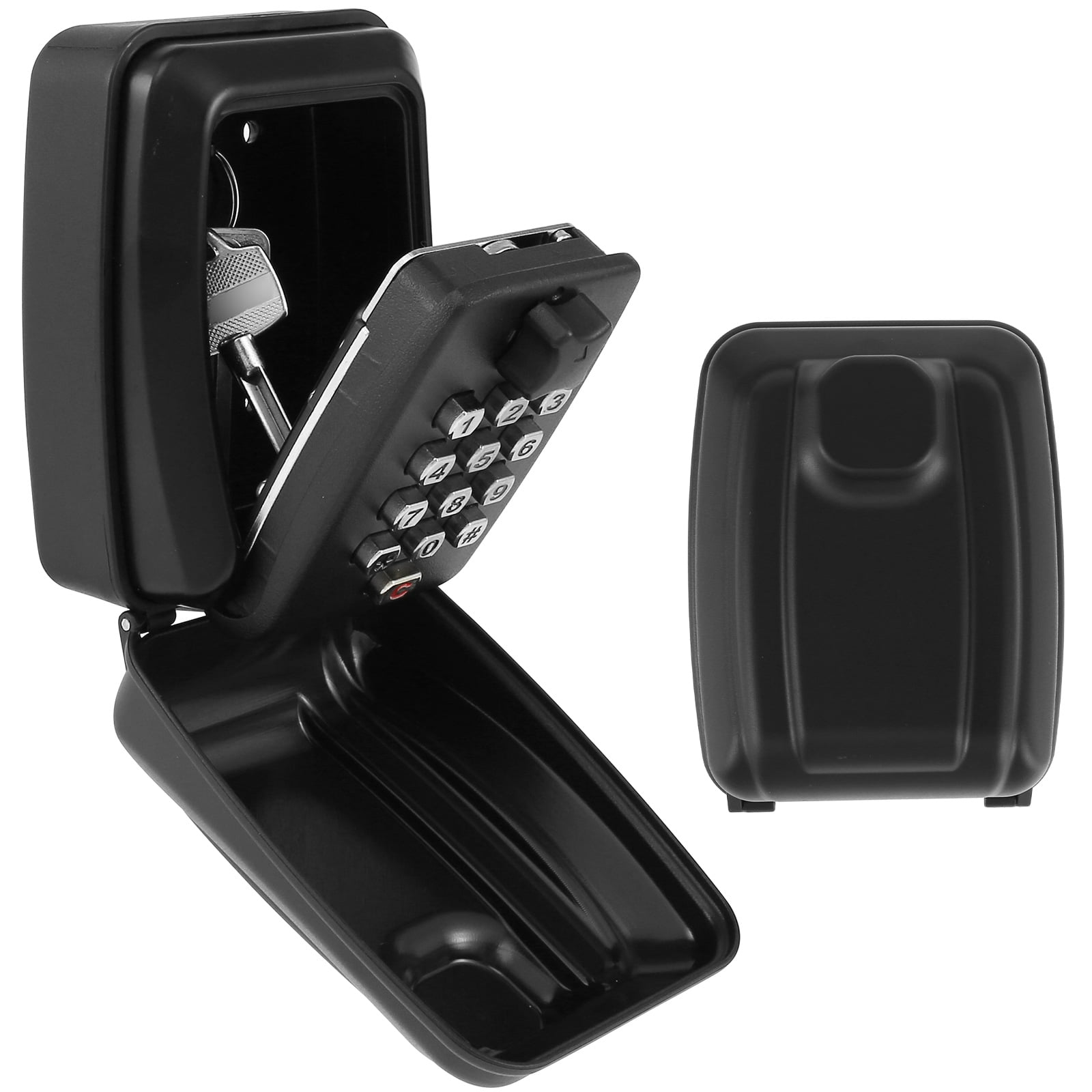 Key Safe Box for Outside Wall Mounted Combination Lock Key Organizer