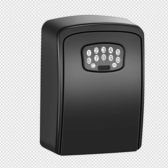 Key Safe Box Smart Strongbox (Password + Mobile Phone APP Unlock ) Warehouse Wall-mounted ,Additional Security