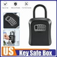 thumbnail image 1 of Key Safe Combination Lock Box 4-Digit Wall Mount Storage Safe Security Outdoor, 1 of 6