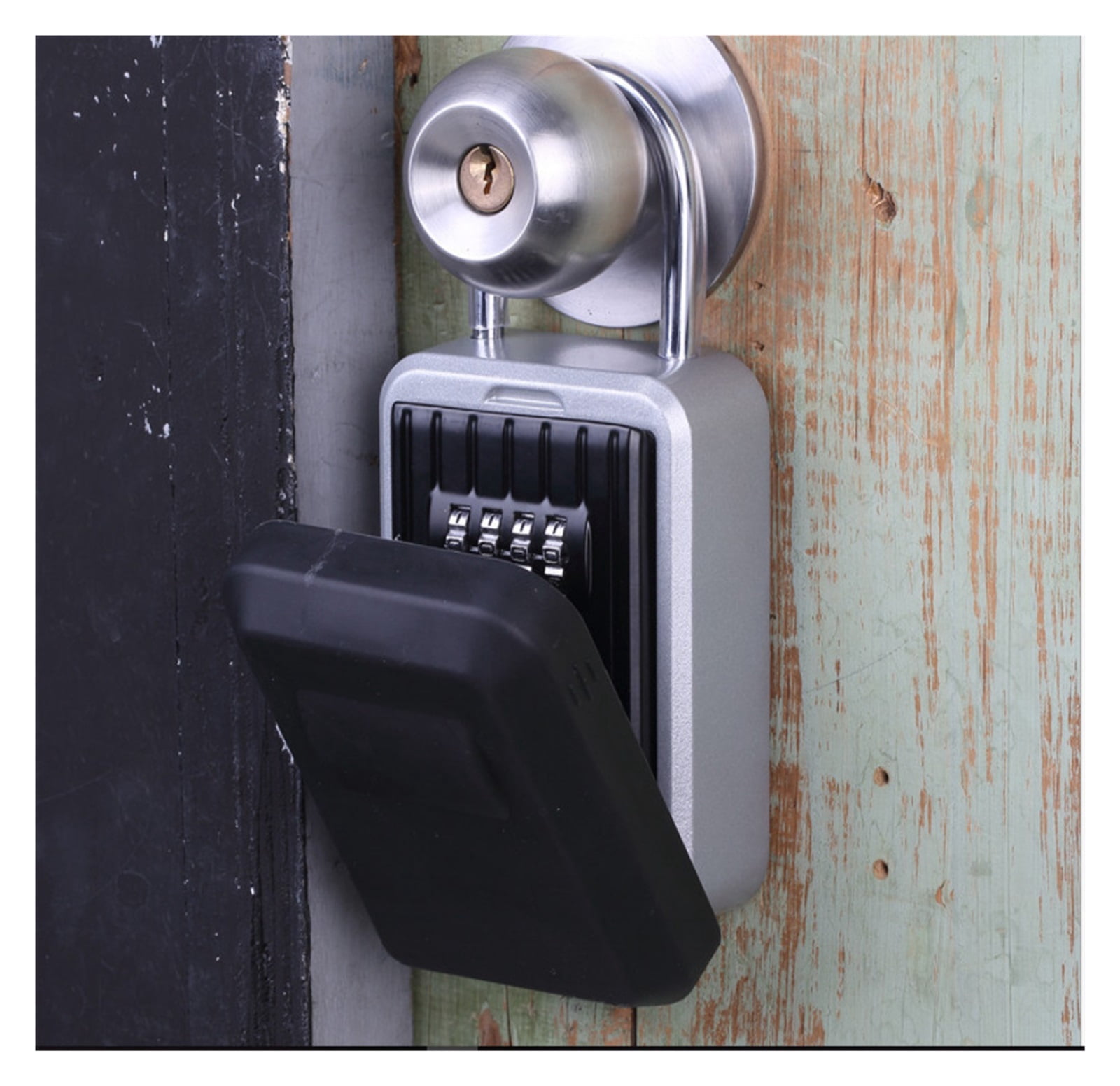 Key Safe Deposit Box Anti-theft Waterproof Hook Password Keybox ,House, Apartment, Office Key Storage